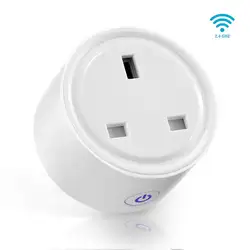 Smart Plug Мини Wi-Fi гнездо работает с Aeson Alexa Google помощник удаленного Управление таймер Подключите переключатель умная розетка без