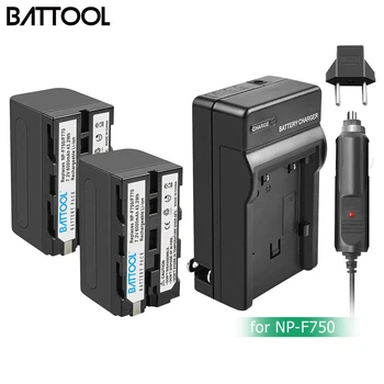 

Bonacell 6000mAh NP-F770 NP-F750 NP F770 np f750 NPF770 750 Batteries+Charger For Sony NP-F550 NP-F770 NP-F750 F960 F970 L10