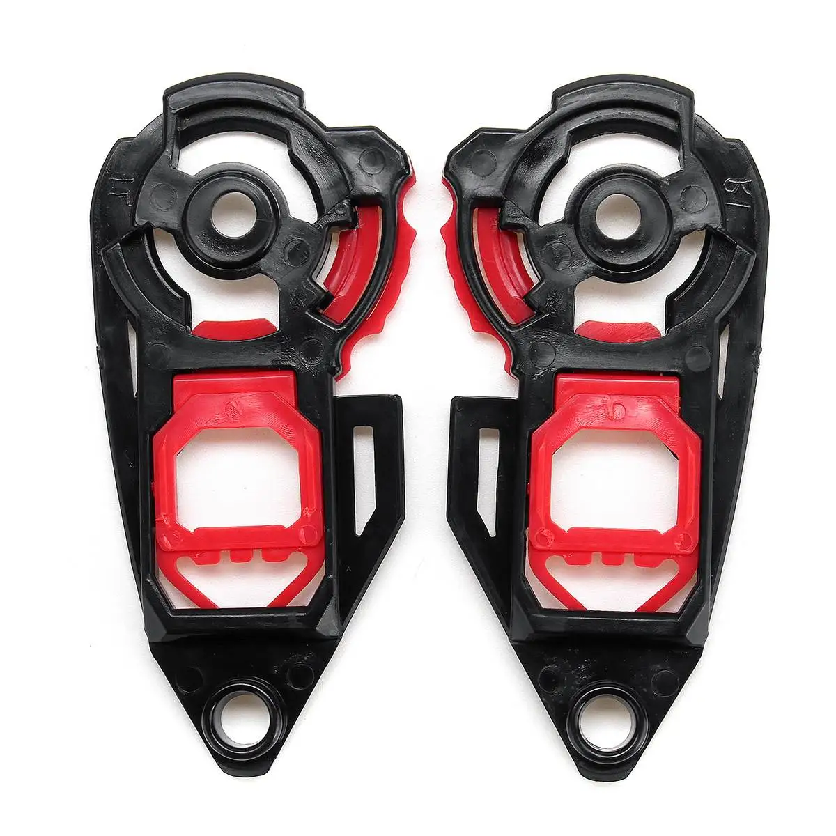 Pair Motorcycle Helmet Visor Shield Gear Base Plate Lens Holder For AGV K1 K3SV K5 / K3 K4