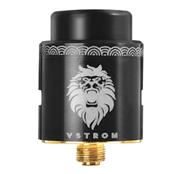 

Vapor Storm 24Mm Lion Rda Atomizer Unique Internal Structure 3 Stages Airflow Control Rda Tank 510 Thread Dual Core Diy Coil(B