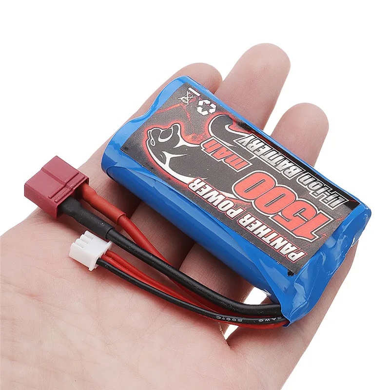 

Remo 7.4V 1500mAh Lipo Battery For 1631 1/16 RC Car T Plug