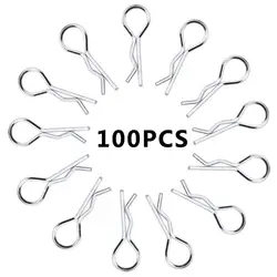 100PCS Stainless Steel Body Shell Clips Pin Or RC 1//16 Model Car HSP Q*BB5