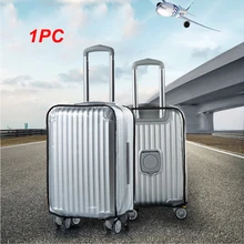 Шт. 1 шт. прозрачный водостойкий Чехол для чемодана матовый чехол для чемодана на молнии защита от пыли защитные дорожные принадлежности