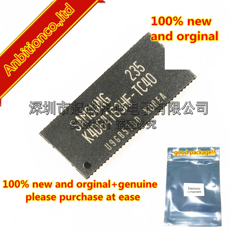

10pcs 100% new original K4D64163HF-TC40 K4D64163H 1M x 16Bit x 4 Banks Double Data Rate Synchronous DRAM TSSOP66 in stock