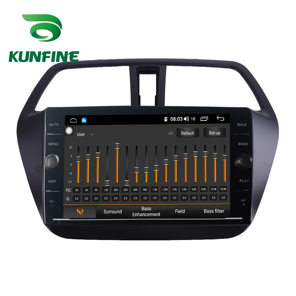 Top Octa Core RAM 4GB Android 8.1 Car DVD GPS Navigation Player Deckless Car Stereo for Hyundai IX45 2017 Radio Unit Wifi 4G 1