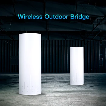 

Wireless Outdoor CPE Bridge Outdoor AP Router WDS Network Bridge 3.5KM Directional Antenna 300Mbps 5.8G Wireless Access(A+B)