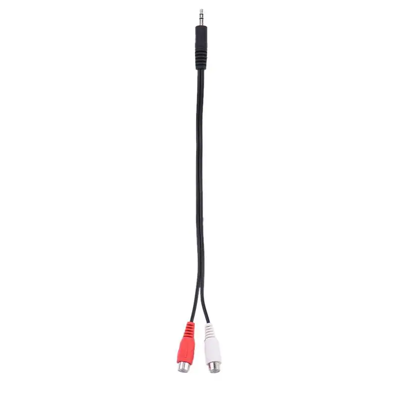 

3.5 Male to 2RCA 2AV Female Converter Cable Adapter Cable