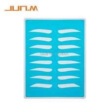 5 шт. Профессиональная Косметика Перманентный макияж бровей губ Татуировка практика питания кожи поддельная бровь губы Татуировка практика кожи