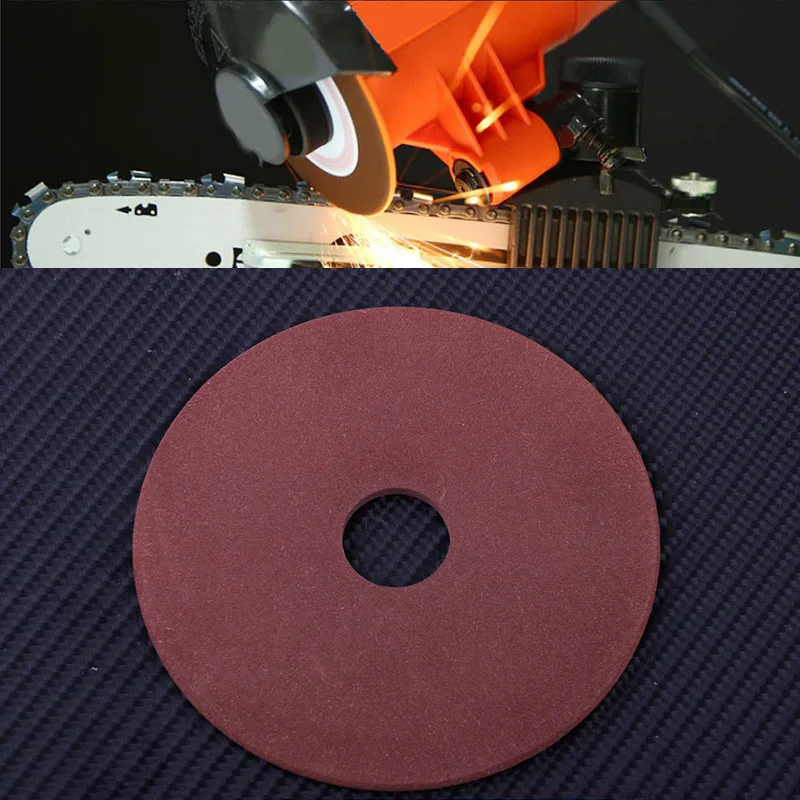 Electric Chainsaw Sharpener Diamond Grinding Wheel 105mm Edge Grinder Polishing Chain Saw Teeth 325 Pitch 3/8" Sharpener