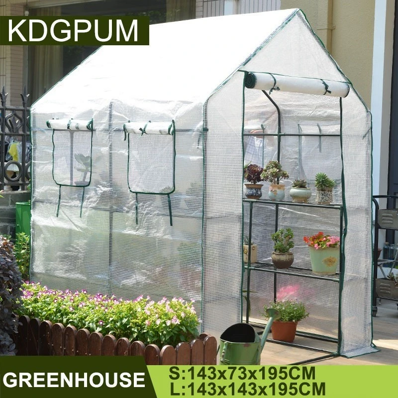 ポータブルプラスチック Pvc Pe 温室カバー庭の温室植物野菜テント保温防雨温室 Growing Tents Aliexpress