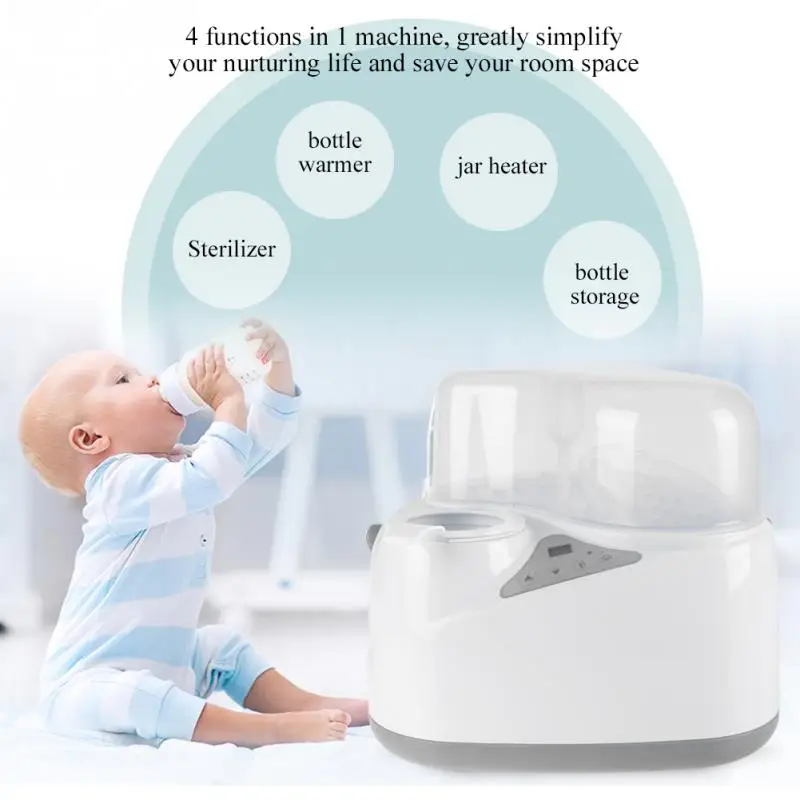 

4-in-1 Multifunctional Baby Feeding Bottle Milk Warmer Heater Electric Food Warm Baby Bottle Sterilizer US Plug EU Plug
