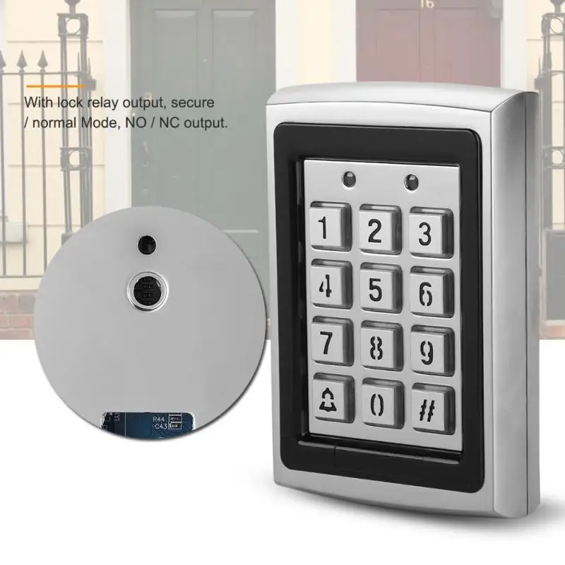 Password METAL Door Access Control Keypad Backlight Top New 125KHz RFID Card