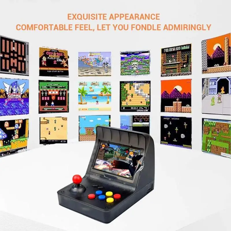 

ALLOYSEED 4.3 Inch Retro A8 16G Gaming Console Game Player Machine Built-in 3000 Games Supports up to 32G TF Card
