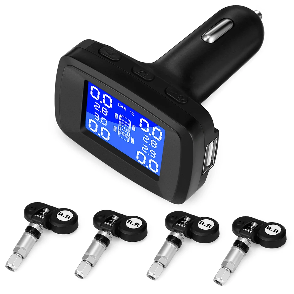 ZEEPIN TY13 Авто Беспроводная универсальная TPMS автомобильная система контроля