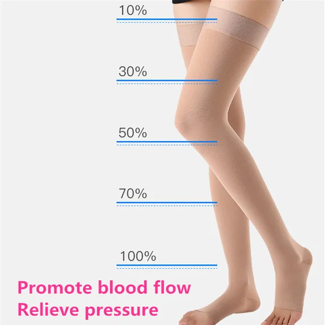Leg Corrector Medical Compression Socks Foot Brace 20-30mmHg Elastic Nursing Socks Compression Under Knee Socks Health Care  New