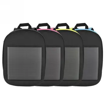 

WiFi LED Dynamic Display Portable Waterproof Advertising Backpack for Laptop Tablet