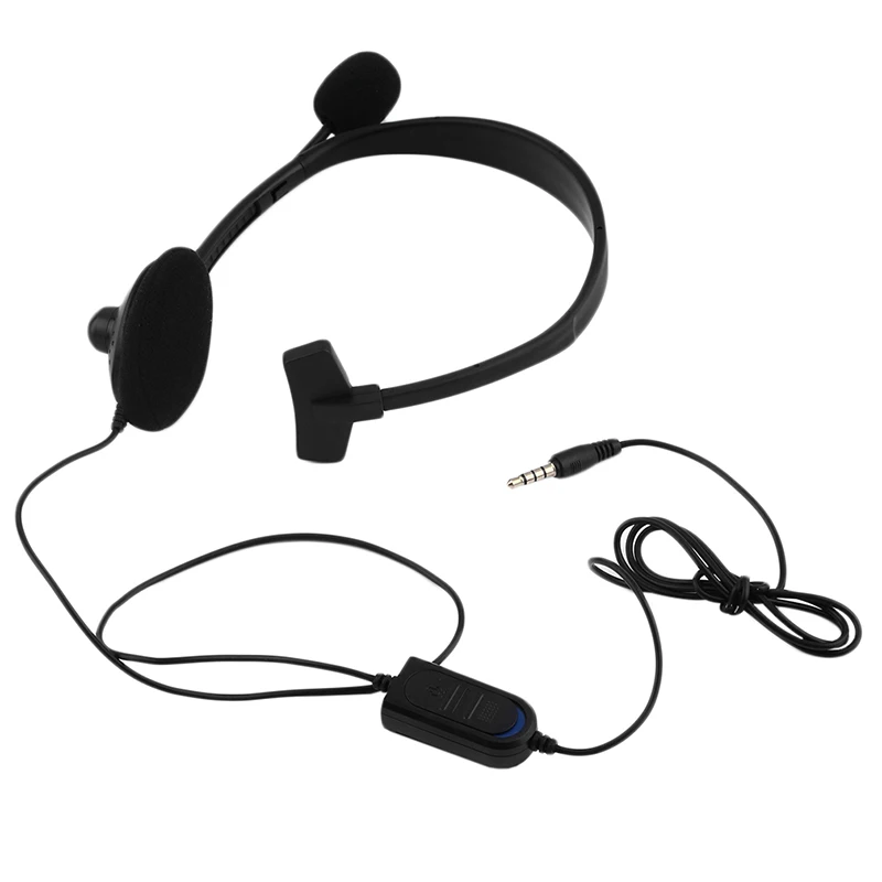 

3.5mm Jack Wired Earphone gaming earphones Single Side Game Headset Noise Cancelling with Microphone for PS4 Game PC