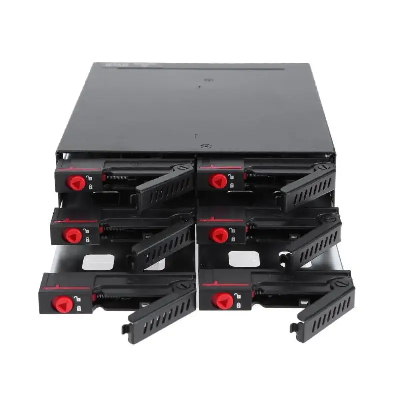  Oimaster 6 Bay Festplatte Gehäuse Rack Daten Lagerung Für 25 Zoll Sata Ssd Hdd Startseite Sicherung