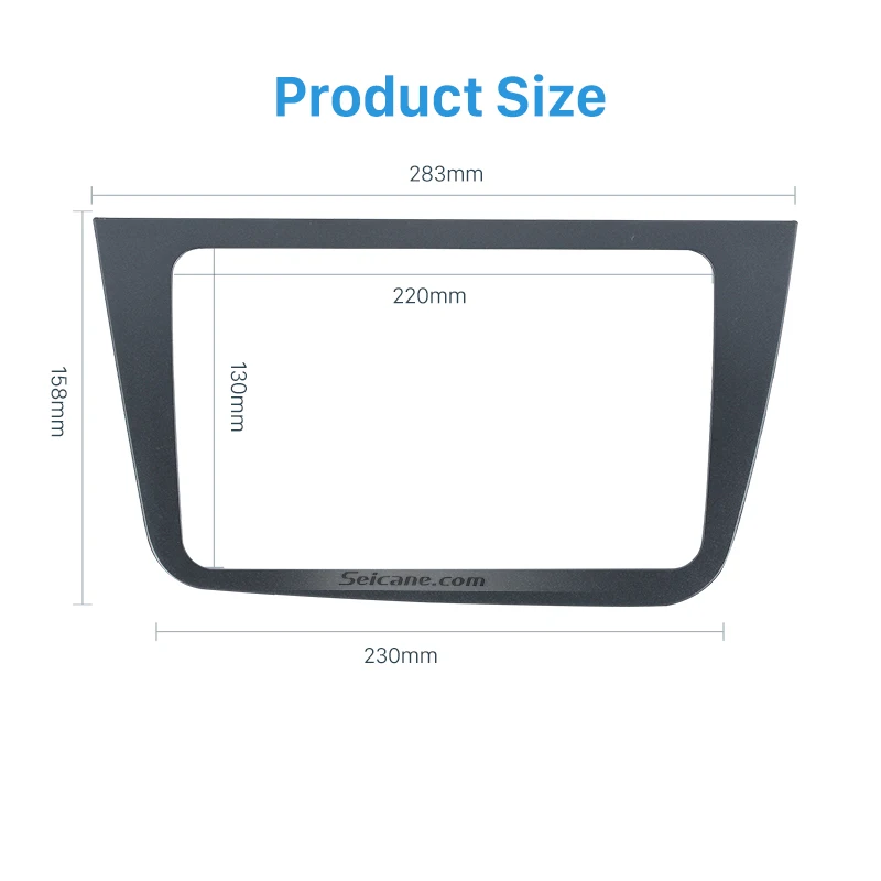 Seicane Двойной Дин автомобиля радио фасции для сиденья ALTEA правый руль автомобиля 2Din стерео рамка тире крепление отделка для монтажной панели наборы