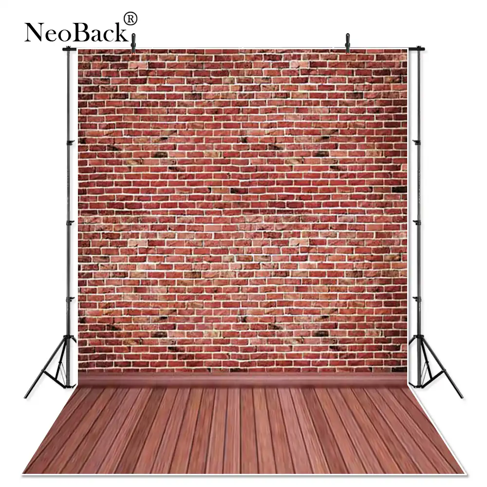 Detail Feedback Questions About Thin Vinyl Red Mix Brick Wall Wood Aliexpress