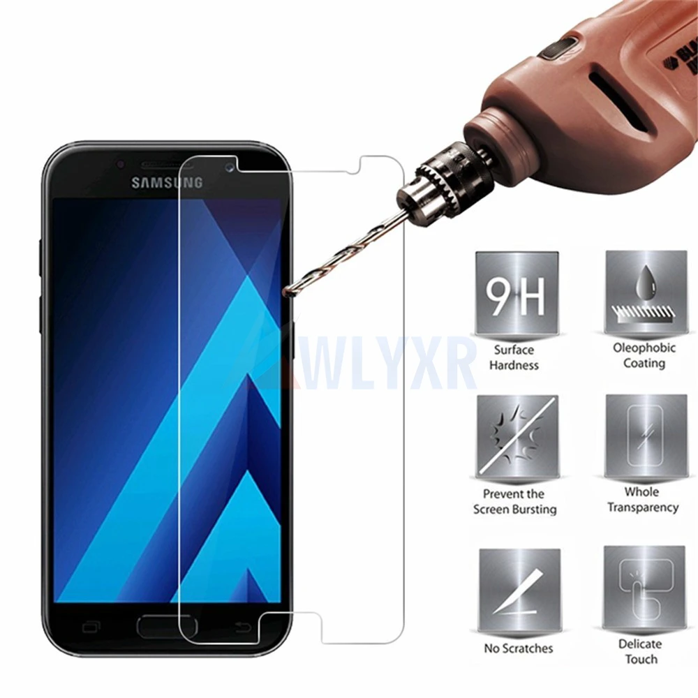 Защитное стекло закаленное HD для Samsung Galaxy S6/S7 10 20 30 40 50 60 70 20E 40S J6 J8 0 27 мм 9H |