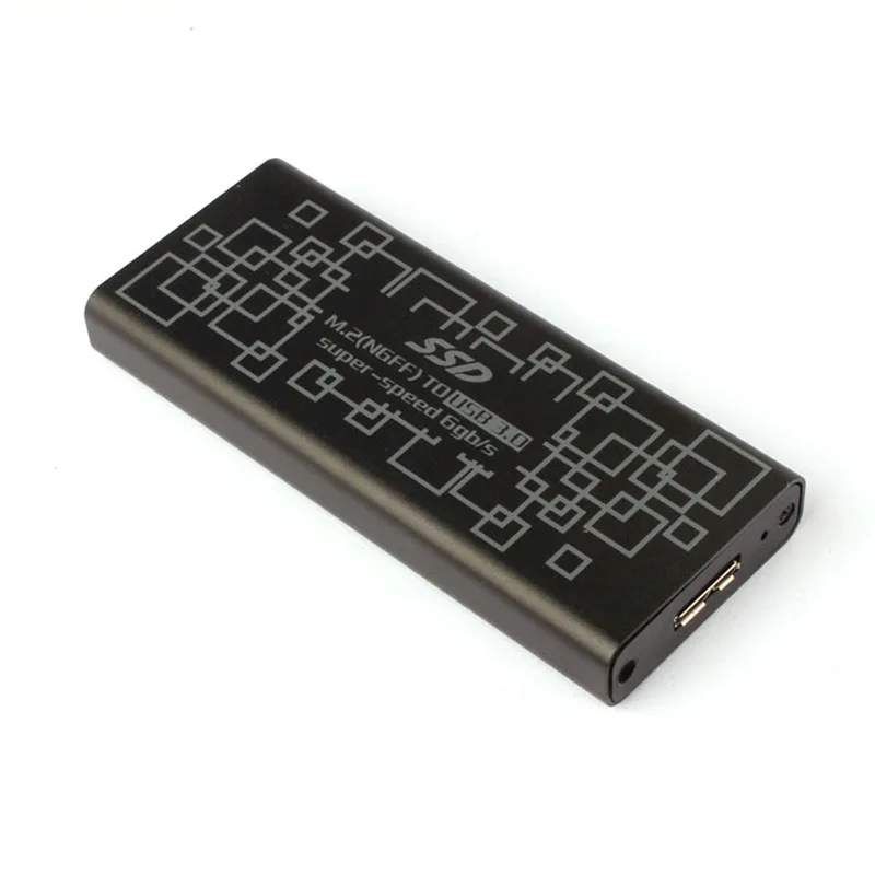 

M.2 NGFF PCI-E SSD 6Gbps To USB 3.0 Converter Adapter Enclosure Case