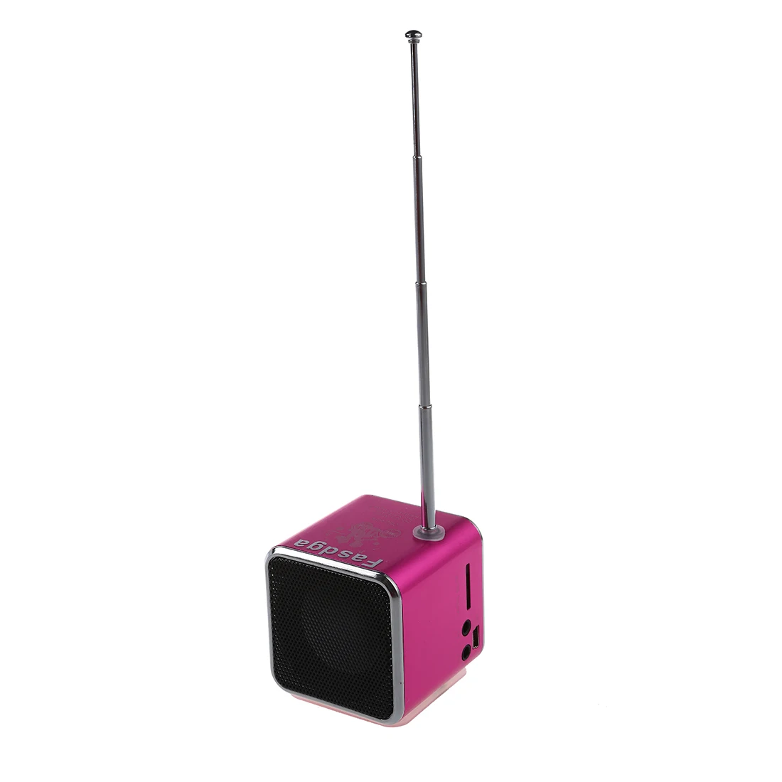 Fasdga TD V26 портативный цифровой мини динамик с FM антенна (розовый)|Портативные