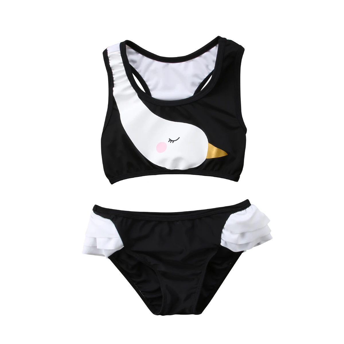 baby girl black swimsuit