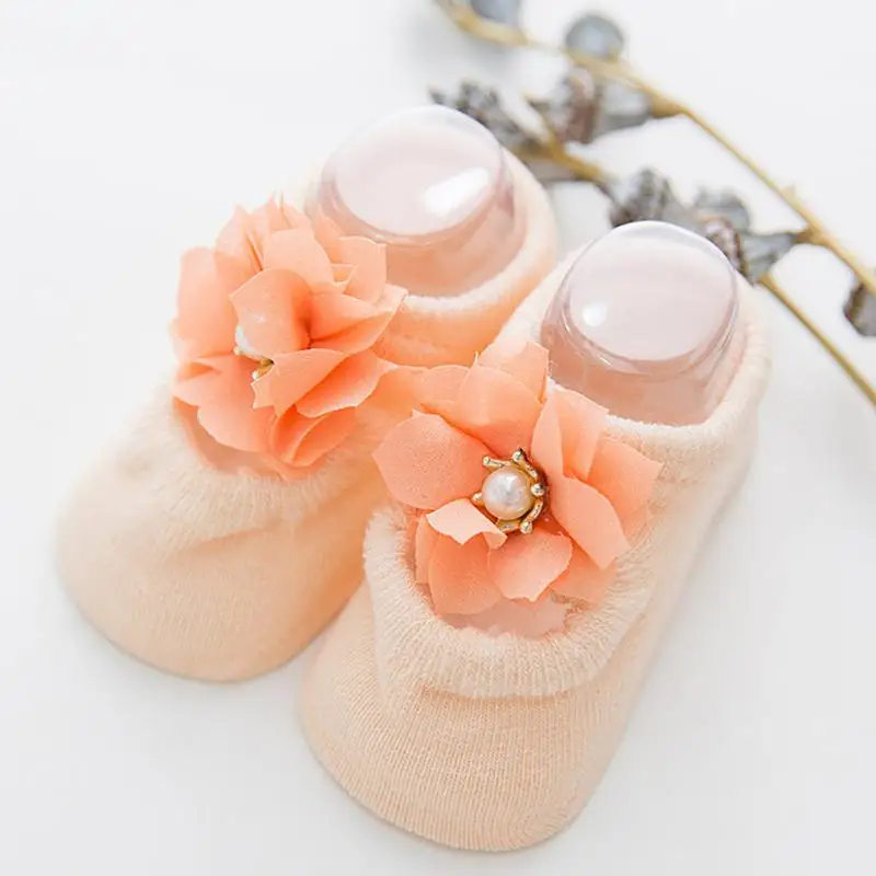 3 пар/компл. хлопок Детские носки для девочек Bebe малышей новорожденных младенцев