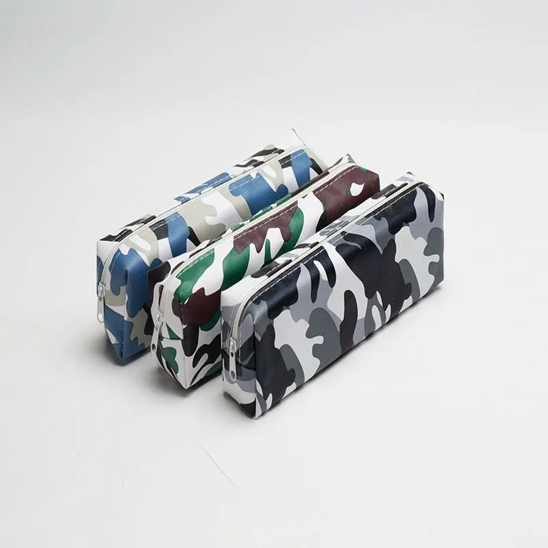 

1Pcs canvas zipper pencil case school supplies children stationery pencil case pen box