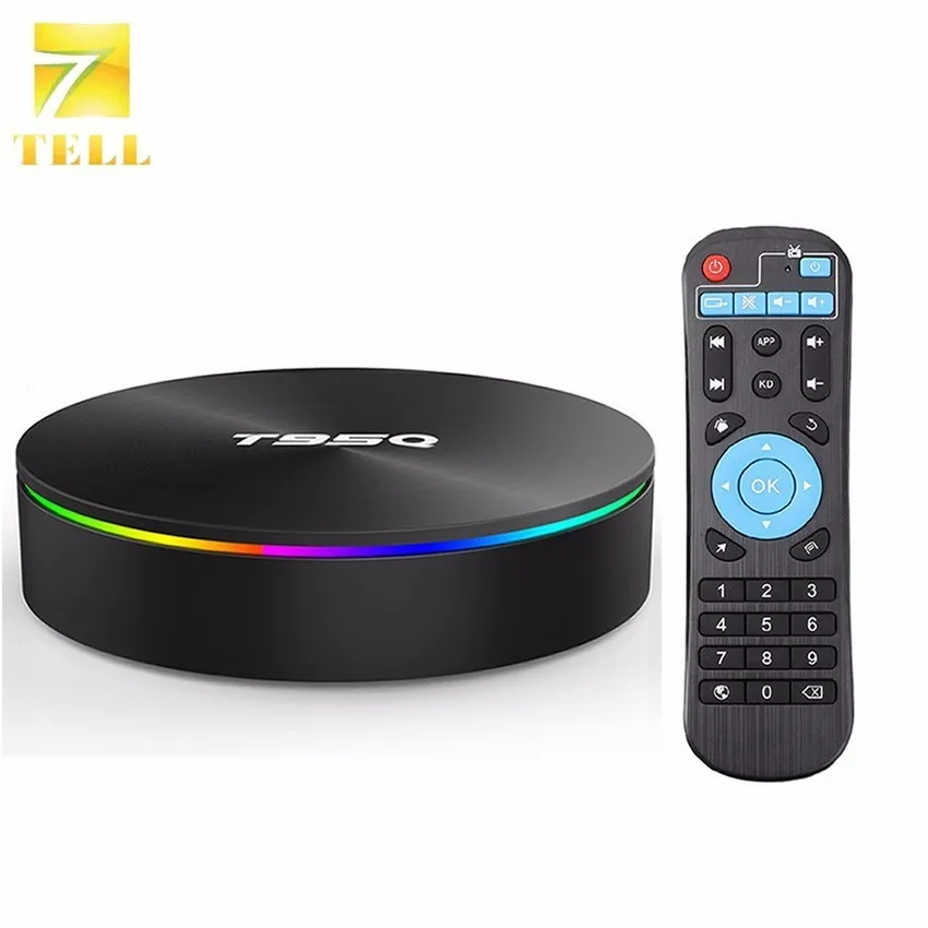 T95Q Android 9,0 Smart tv BOX 4 Гб ОЗУ 32 Гб 64 Гб ПЗУ Amlogic S905X2 четырехъядерный 2,4G/5G двойной wifi BT4.1 USB3.0 4K медиаплеер