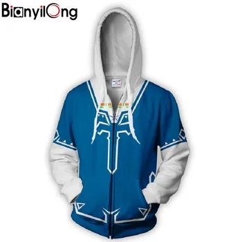 

New Fashion men women Cool sweatshirt Hoodies Men Blue and white symbol 3D print warrior Loose Streetwear Long sleeve clothing
