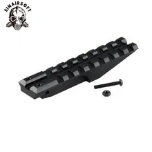 SINAIRSOFT тактический Пикатинни задний Вивер 20 мм рейка для серии AK страйкбол Электрический пистолет AEG AK 47 прицел рельса охотничий прицел