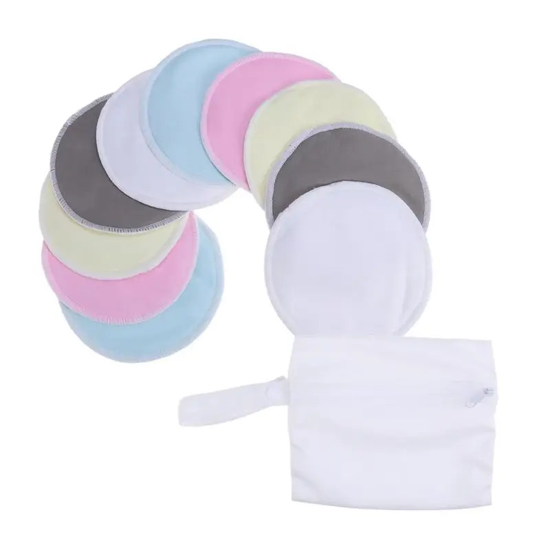 

Makeup Remover Pads Bamboo Fiber Soft Washable Reusable Facial Skin Care Nursing Pads Cloth For Girls Women