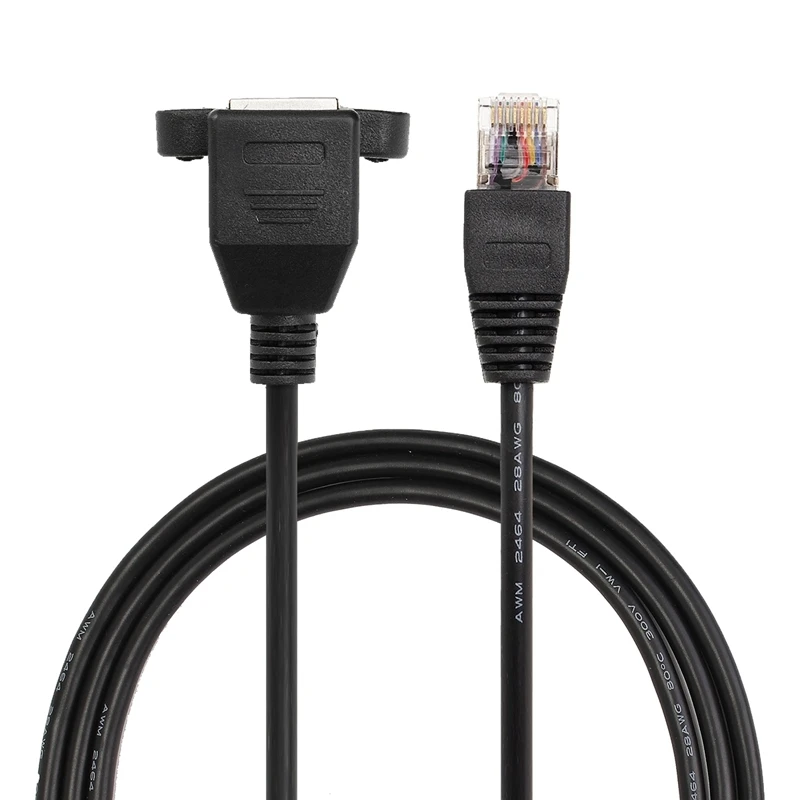 

Network Cable Rj45 Male To Female Screw Panel Mount Ethernet Lan Network Cable For Pc 0.6 0.3 M / M / 1 / 1.5 M / M 2 / M 3 M