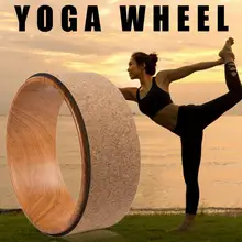 Деревянные колеса для йоги, Пилатес с Буддой, лотос, профессиональный ТПЭ, круги для йоги, тренажерный зал, тренировка спины, инструмент для бодибилдинга, фитнеса
