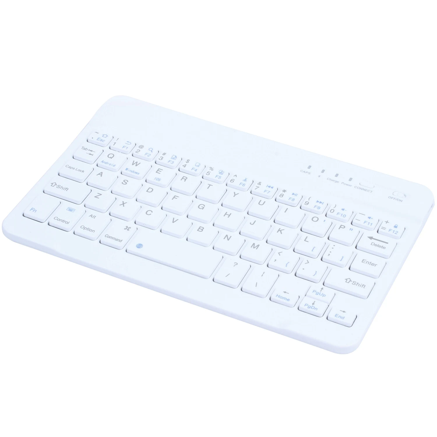 Тонкая Алюминиевая Беспроводная Bluetooth клавиатура для iPhone компьютера