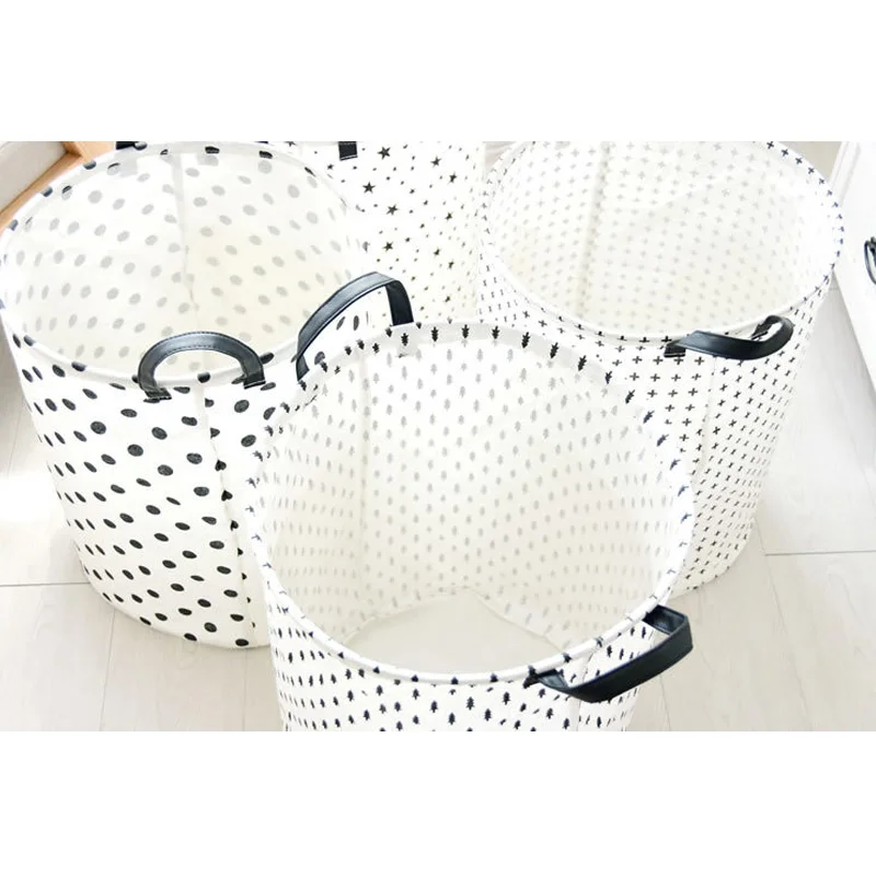 القطن الكتان سلة الغسيل طوي للماء سلة الغسيل متعددة الوظائف سلة التخزين WXV بيع