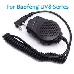 Динамик Hot микрофон двойной PTT baofeng двухканальные рации для UV-82 82 uv 5r Kenwood PTT динамик двухстороннее радио