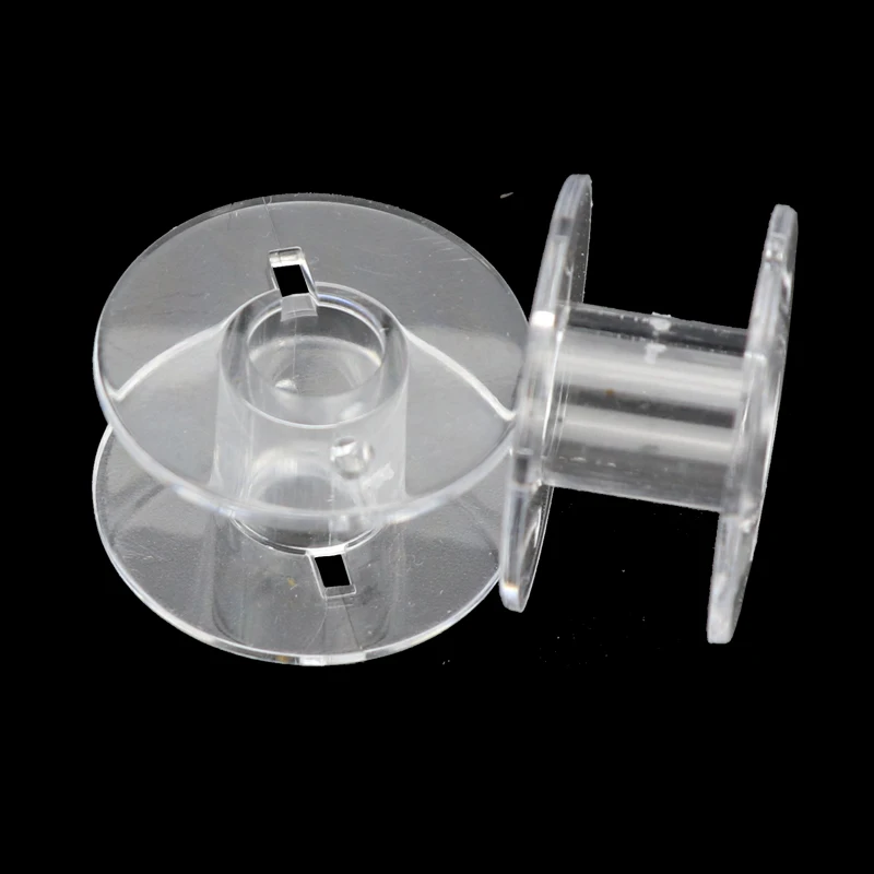 

10Pcs Clear Empty Bobbins Plastic Spools for Sewing Machine Sewing Threads Empty Bobbins Home Sewing Accessories