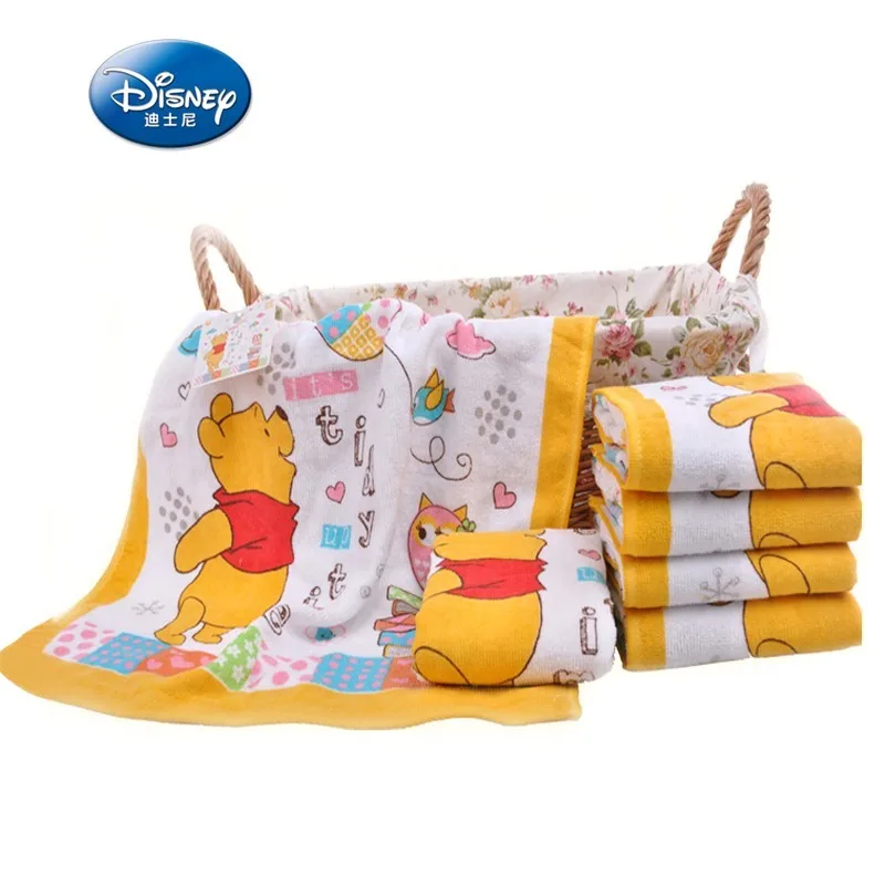

Disney Carton Color Princess Printed 100% Cotton Soft Square Face Towel For Newborn Baby Cute Hand Cotton Towels Handkerchief