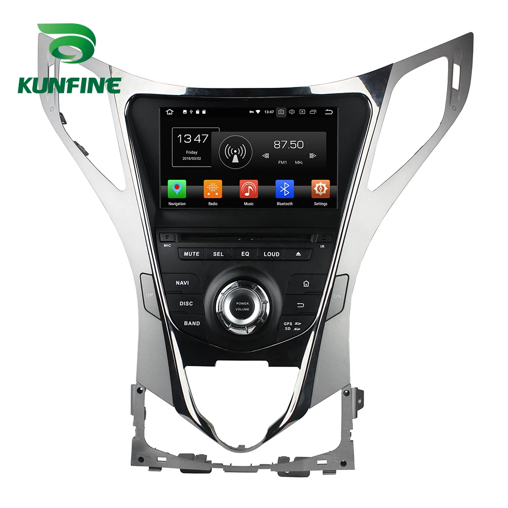 Quad Core 2GB RAM Android 8.1 Car DVD GPS Navigation Multimedia Player Stereo For Hyundai AZERA Grandeur HG 2011 2012 | Автомобили и