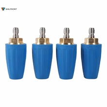 1/4 дюймов быстрое соединение высокого давления очиститель аксессуар спрей вращающийся турбо сопло Топ