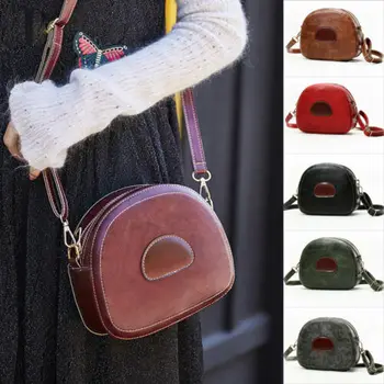 

Women Ladies Crossbody Shoulder Bag Tote Messenger Leather Satchel Crossbody Bag Ladies Solid Zipper Bags