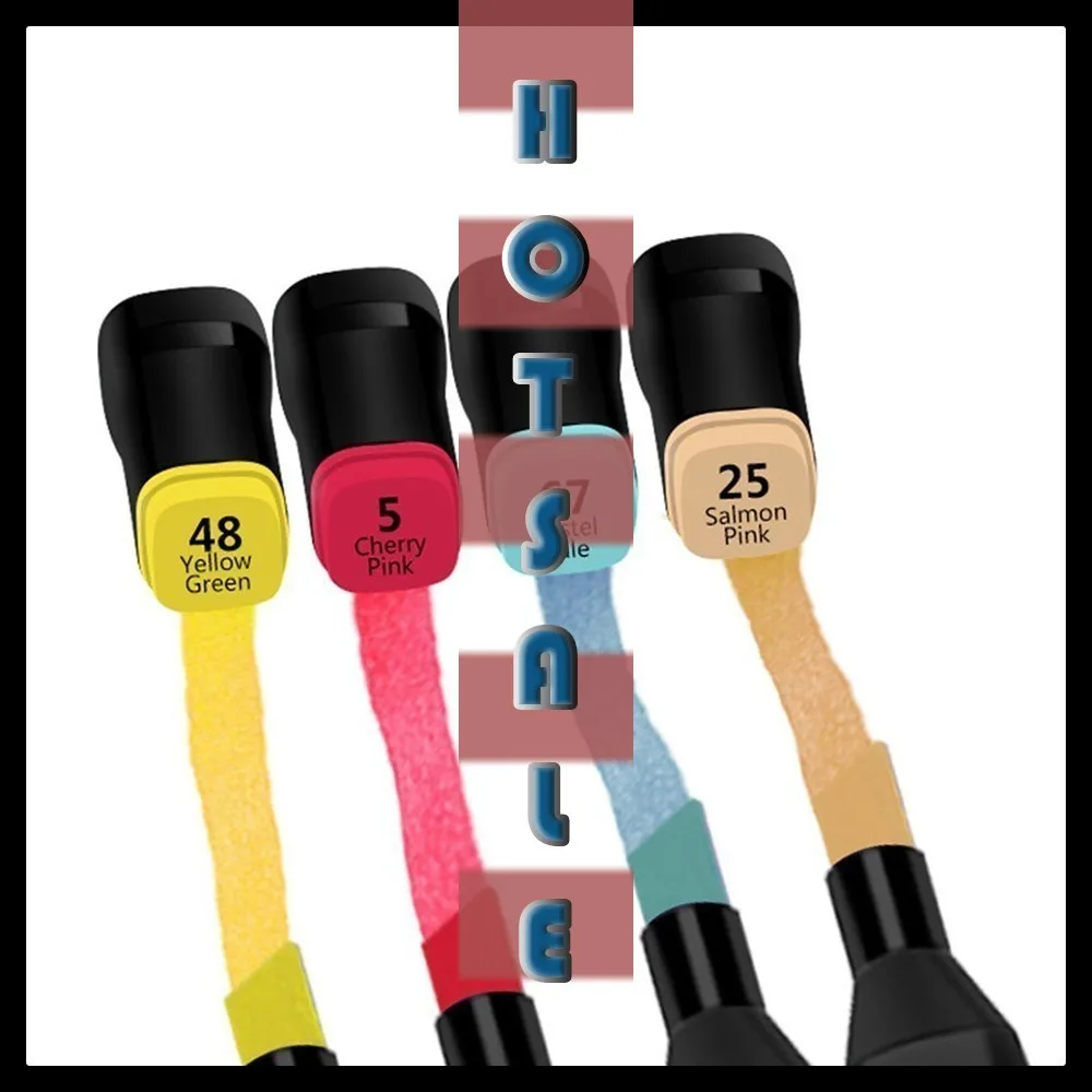 

Hot Three generations double-headed alcohol oily set 30 40 color marker GOOD
