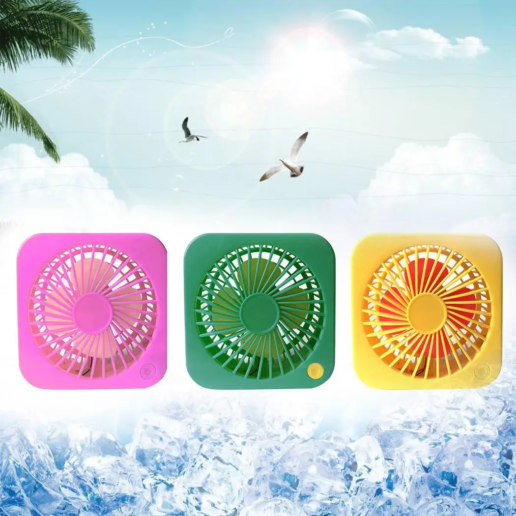 

Summer Mini USB Charging Portable Student Office 100g Desktop Appliances Yellow, Pink, Green Fan