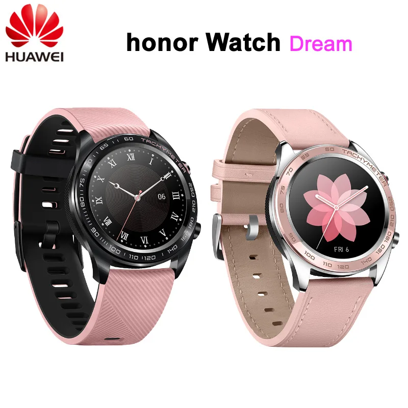 Huawei Honor Watch Dream, умные часы, спортивные, для сна, бега, велоспорта, плавания, горы, gps, 1,2 дюймов, AMOLED, цветной экран, 390*390, часы