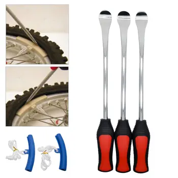 

5Pcs Motorcycle Tire Repair Tool Spoon Tire Iron Kit Tire Change Lever Tool Rim Protectors