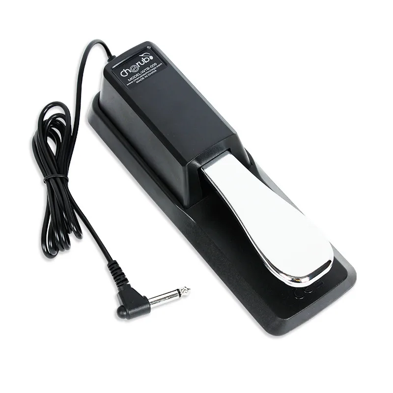 

Cherub WTB-005 Electronic Organ Metal Sustain Pedal For Electronic Keyboard Great Musical Keyboard Instruments Black Piano Part