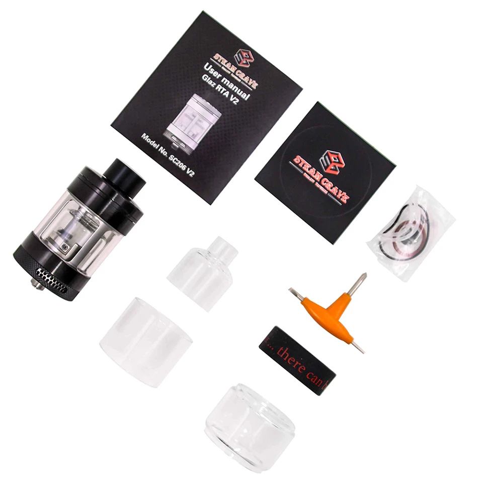 Испаритель для испарителя пара Glaz RTA V2 31 мм емкость 7 мл/10 мл полуограничительный